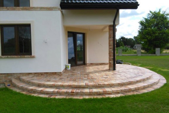 польская клинкерная плитка фасадная декоративный камень старый кирпич Польша